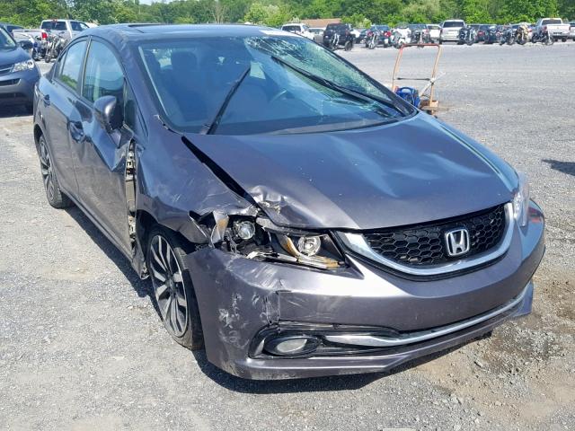 2HGFB2F9XEH536822 - 2014 HONDA CIVIC EXL 灰色 照片 1