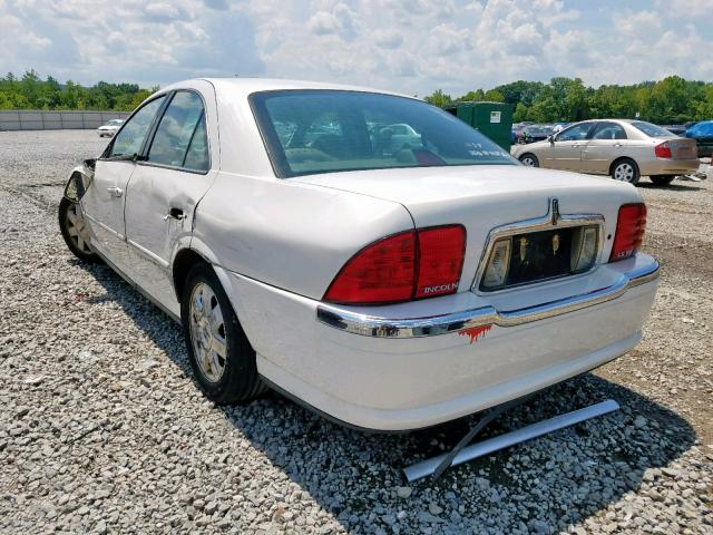 1LNHM87A62Y674755 - 2002 LINCOLN LS WHITE photo 3