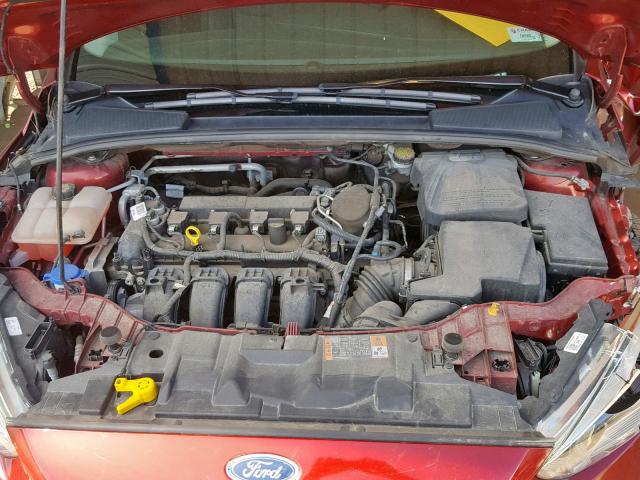 1FADP3N20FL247878 - 2015 FORD FOCUS TITA RED photo 7