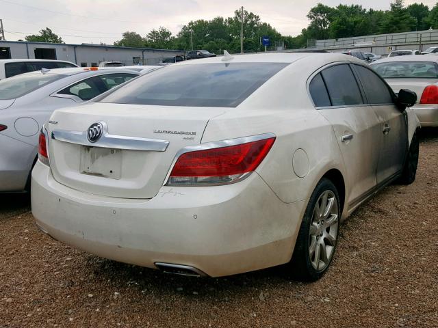 1G4GE5EV4AF264494 - 2010 BUICK LACROSSE C WHITE photo 4