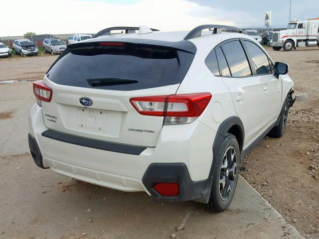 JF2GTABC0J9295912 - 2018 SUBARU CROSSTREK WHITE photo 4