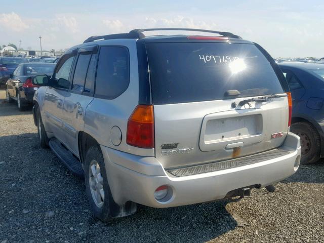 1GKDT13S042399177 - 2004 GMC ENVOY SILVER photo 3