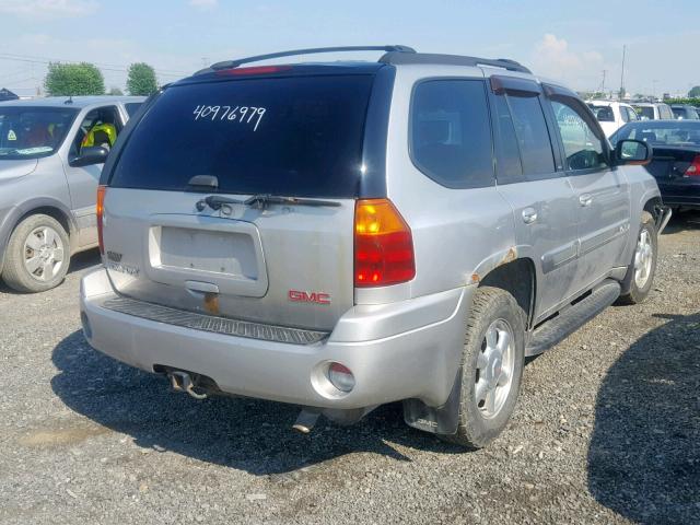 1GKDT13S042399177 - 2004 GMC ENVOY SILVER photo 4