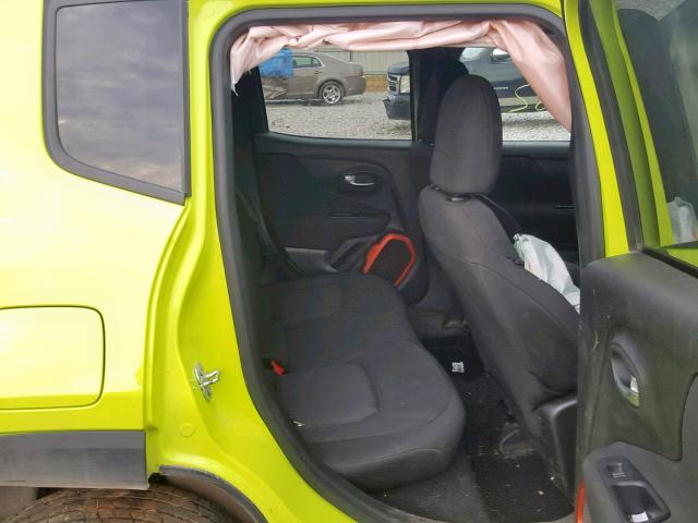 ZACCJBAB5JPH27037 - 2018 JEEP RENEGADE S მწვანე ფოტო 6