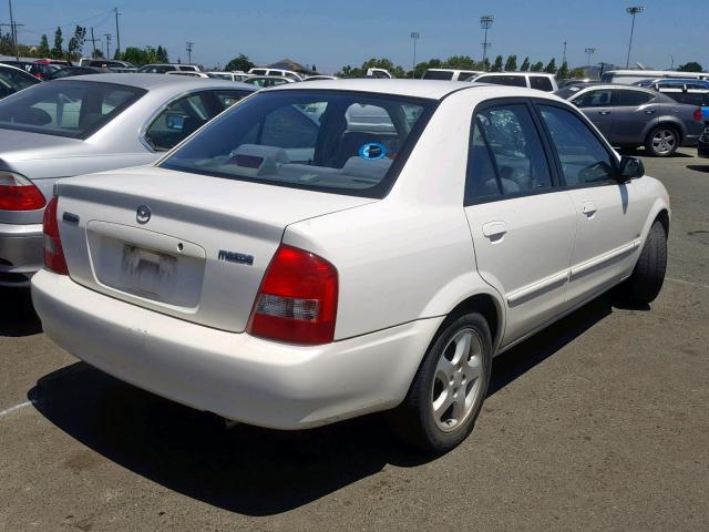 JM1BJ2215Y0283160 - 2000 MAZDA PROTEGE ES WHITE photo 4