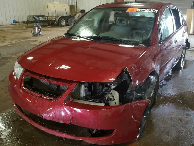1G8AZ52F45Z168245 - 2005 SATURN ION LEVEL 勃艮第红 照片 2