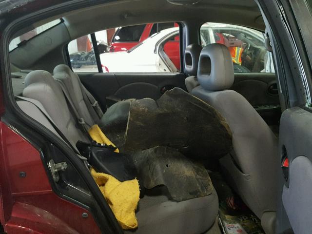 1G8AZ52F45Z168245 - 2005 SATURN ION LEVEL 勃艮第红 照片 6
