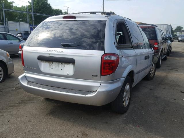 1D4GP253X3B163825 - 2003 DODGE CARAVAN SE SILVER photo 4