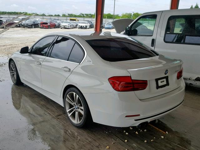 WBA8E1C54JA159467 - 2018 BMW 330E WHITE photo 3