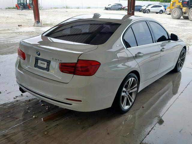 WBA8E1C54JA159467 - 2018 BMW 330E WHITE photo 4