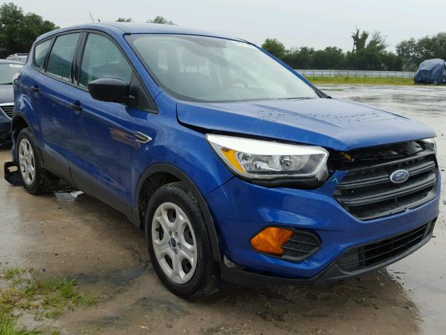 1FMCU0F79HUA09611 - 2017 FORD ESCAPE S BLUE photo 1