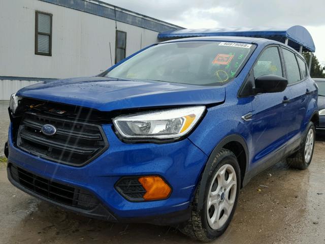 1FMCU0F79HUA09611 - 2017 FORD ESCAPE S BLUE photo 2