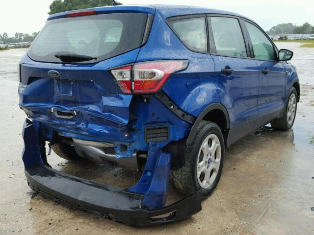 1FMCU0F79HUA09611 - 2017 FORD ESCAPE S BLUE photo 4