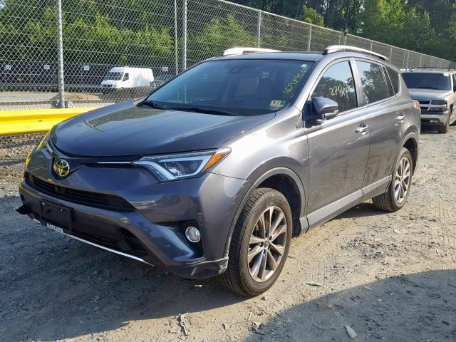 2T3YFREV5GW259650 - 2016 TOYOTA RAV4 LIMIT GRAY photo 2