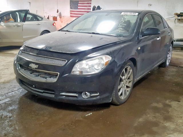 1G1ZK57778F175381 - 2008 CHEVROLET MALIBU LTZ შავი ფოტო 2