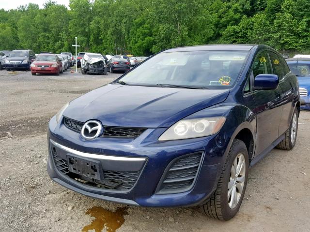 JM3ER4WL5A0303420 - 2010 MAZDA CX-7 BLUE photo 2