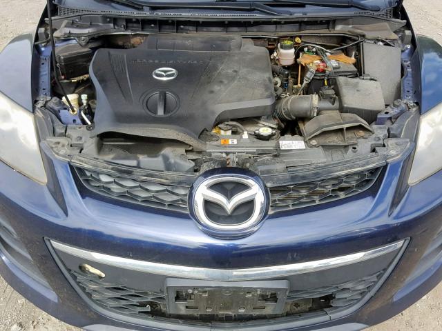 JM3ER4WL5A0303420 - 2010 MAZDA CX-7 BLUE photo 7