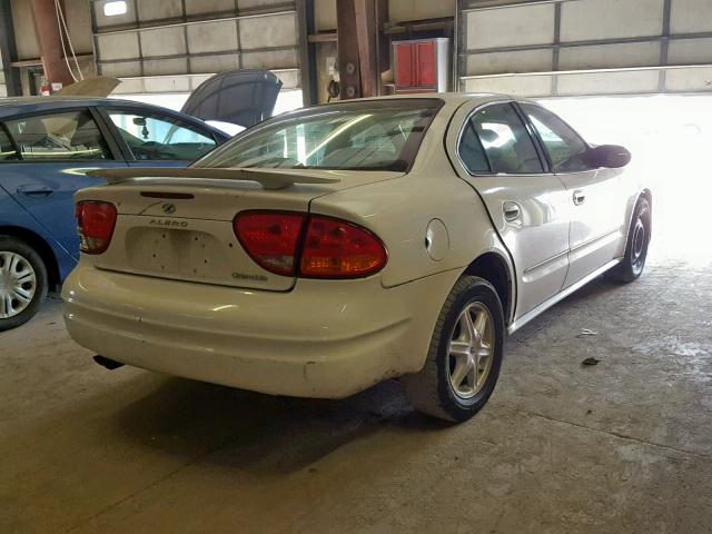 1G3NL52FX4C150066 - 2004 OLDSMOBILE ALERO GL WHITE photo 4