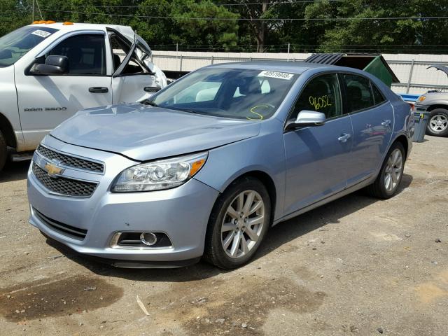 1G11E5SA0DU108134 - 2013 CHEVROLET MALIBU 2LT BLUE photo 2