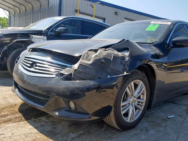 JN1CV6APXDM303270 - 2013 INFINITI G37 BASE BLACK photo 9