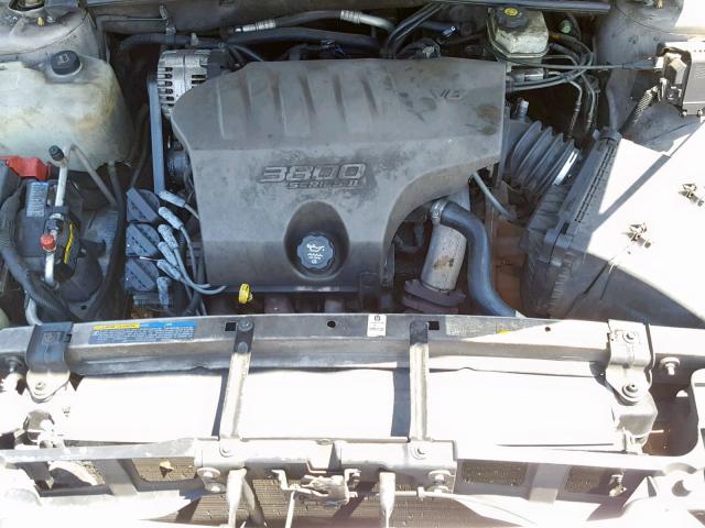 1G4HP52K434157520 - 2003 BUICK LESABRE CU SILVER photo 7