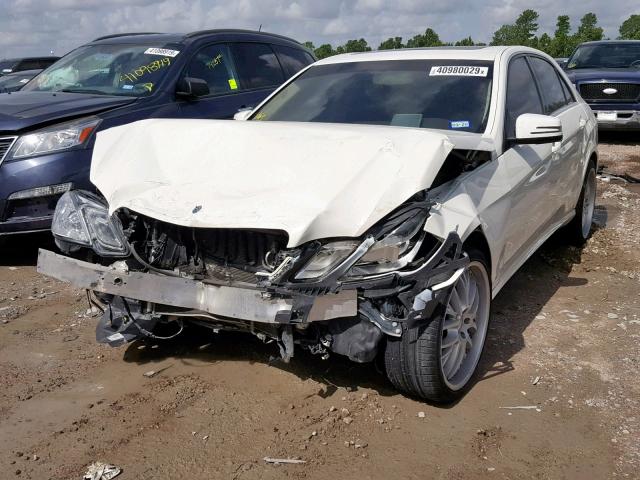 WDDHF5GB9BA294930 - 2011 MERCEDES-BENZ E 350 WHITE photo 2