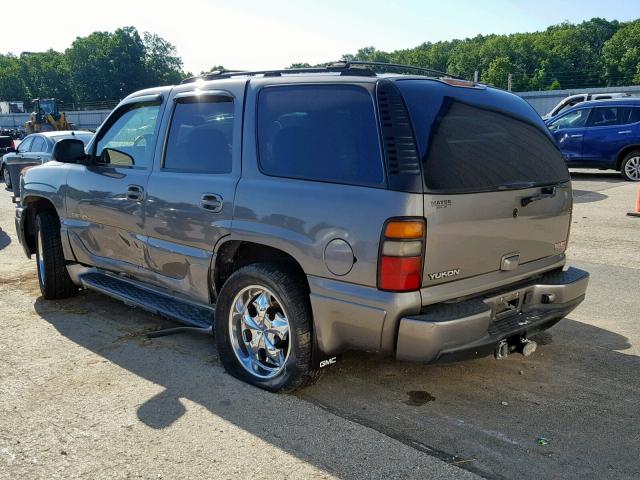 1GKEK63U25J177222 - 2005 GMC YUKON DENA TAN photo 3