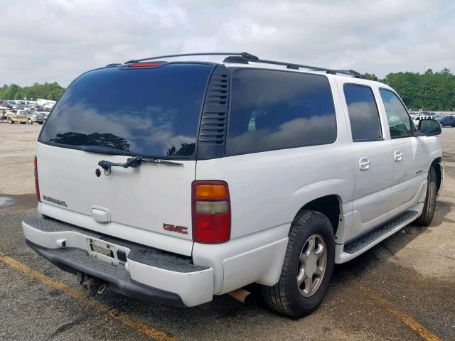 1GKFK66U93J234173 - 2003 GMC YUKON XL D WHITE photo 4