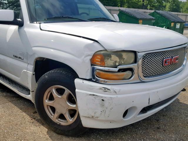 1GKFK66U93J234173 - 2003 GMC YUKON XL D WHITE photo 9