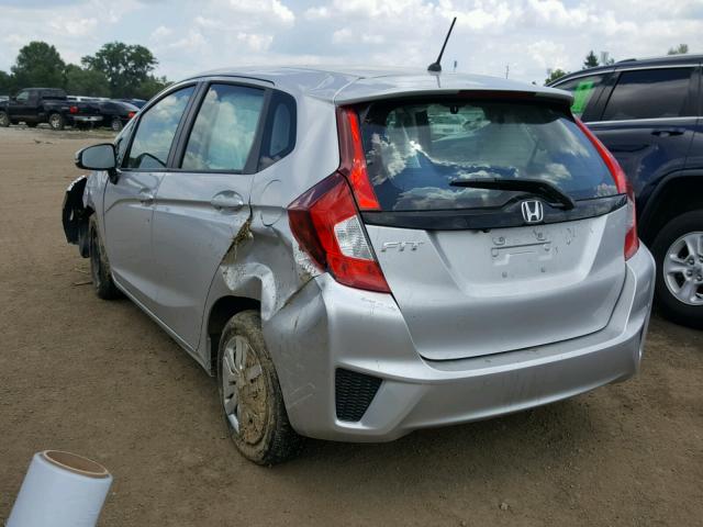 3HGGK5G57FM786667 - 2015 HONDA FIT LX SILVER photo 3