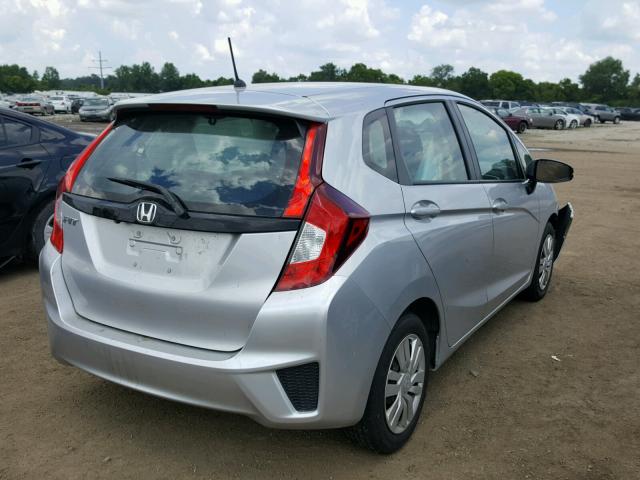 3HGGK5G57FM786667 - 2015 HONDA FIT LX SILVER photo 4