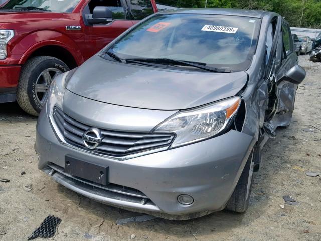 3N1CE2CP8EL388496 - 2014 NISSAN VERSA NOTE SILVER photo 2