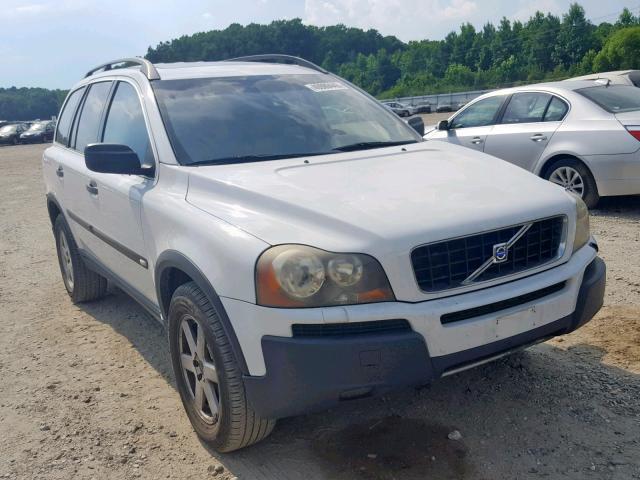 YV1CM91H641106621 - 2004 VOLVO XC90 T6 WHITE photo 1