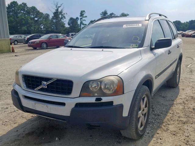 YV1CM91H641106621 - 2004 VOLVO XC90 T6 WHITE photo 2