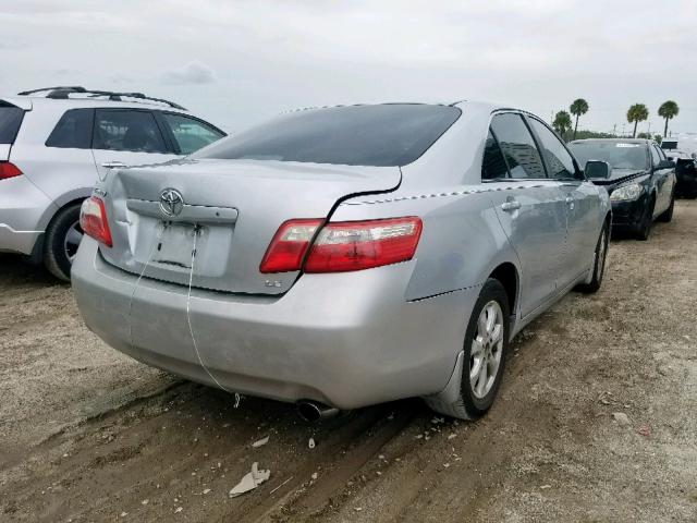 4T1BE46K07U104450 - 2007 TOYOTA CAMRY NEW SILVER photo 4