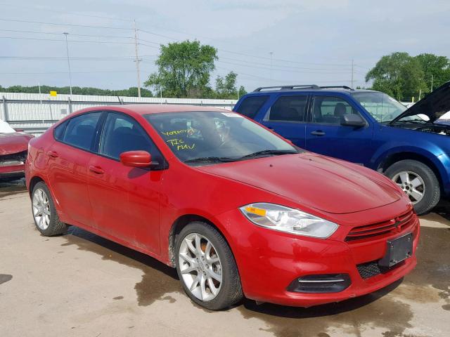 1C3CDFBA9DD178938 - 2013 DODGE DART SXT RED photo 1