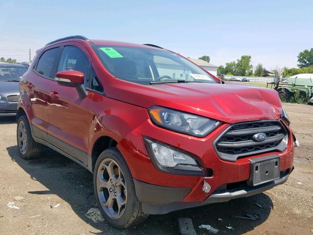 MAJ6P1CL4JC217994 - 2018 FORD ECOSPORT S RED photo 1