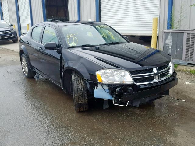 1C3CDZCB3CN186115 - 2012 DODGE AVENGER SX BLACK photo 1