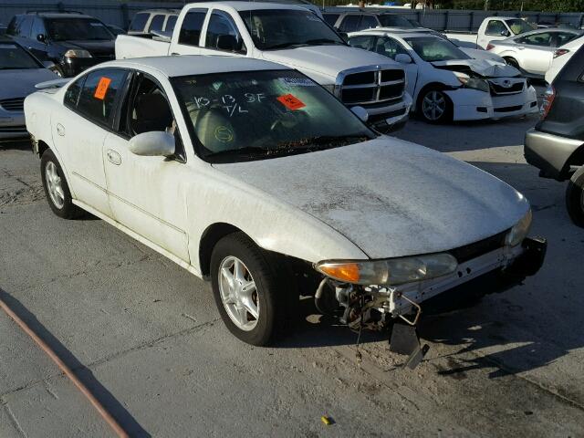 1G3NL52E81C204029 - 2001 OLDSMOBILE ALERO GL WHITE photo 1