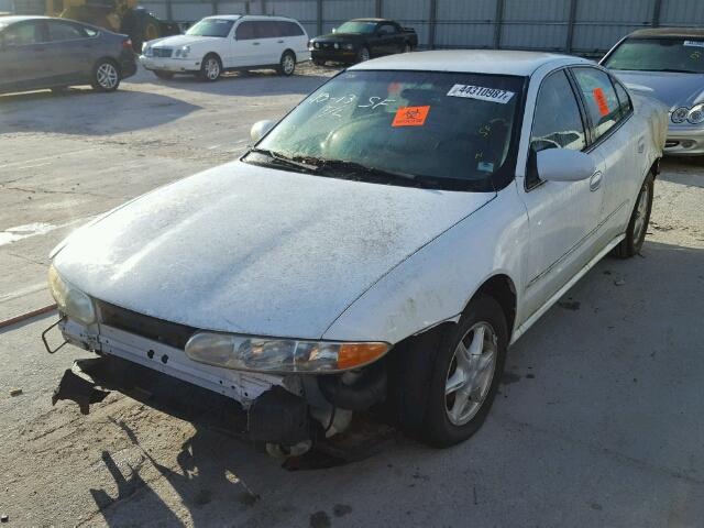 1G3NL52E81C204029 - 2001 OLDSMOBILE ALERO GL WHITE photo 2