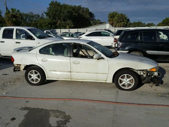 1G3NL52E81C204029 - 2001 OLDSMOBILE ALERO GL WHITE photo 9