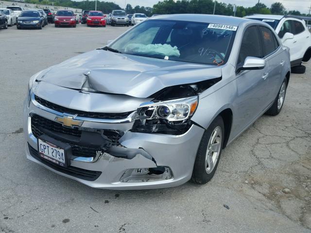 1G11C5SL1FU118438 - 2015 CHEVROLET MALIBU 1LT SILVER photo 2