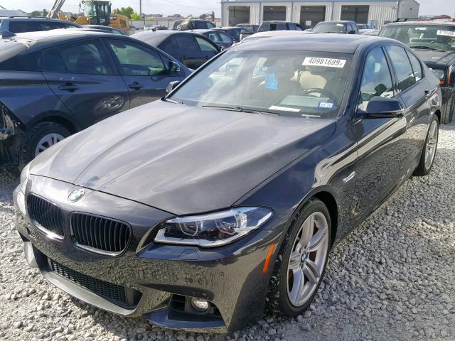 WBA5B1C59FD917725 - 2015 BMW 535 I GRAY photo 2