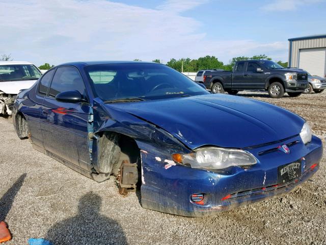 2G1WX12K339323519 - 2003 CHEVROLET MONTE CARL BLUE photo 1