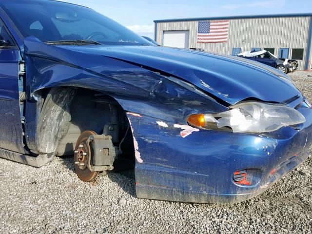 2G1WX12K339323519 - 2003 CHEVROLET MONTE CARL BLUE photo 9