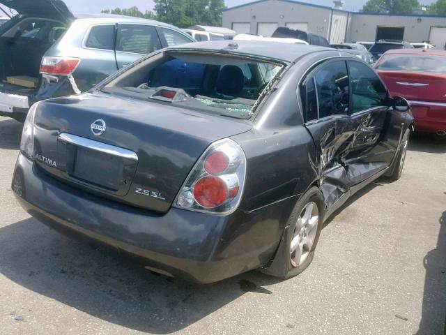 1N4AL11D85C289627 - 2005 NISSAN ALTIMA S GRAY photo 4