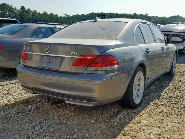 WBAHL83536DT01067 - 2006 BMW 750 I BURGUNDY photo 4