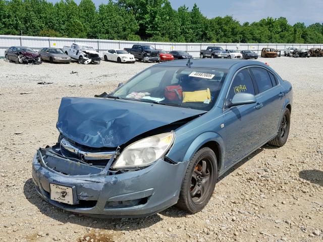 1G8ZS57B59F145996 - 2009 SATURN AURA XE TURQUOISE photo 2