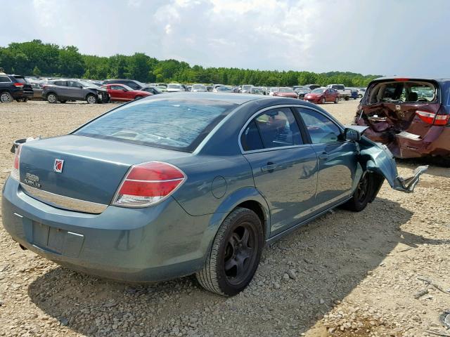 1G8ZS57B59F145996 - 2009 SATURN AURA XE TURQUOISE photo 4