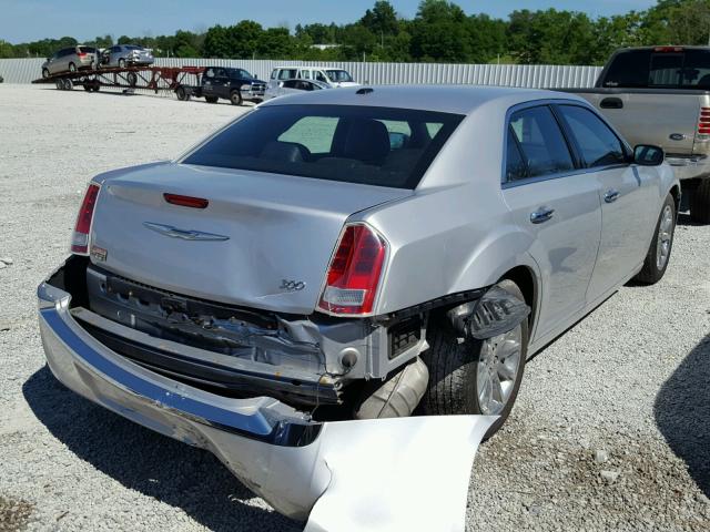 2C3CCACG0CH216471 - 2012 CHRYSLER 300 LIMITE SILVER photo 4